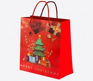 Sac cadeau "Sapin de Noël" (grande taille)