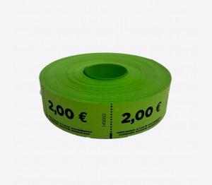 Tickets en rouleaux "2.00€"