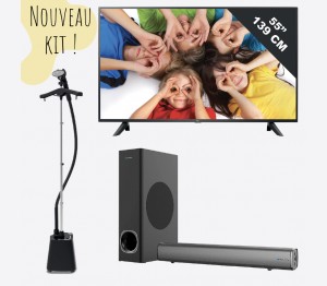 Tombola maxi bénéfices (Smart TV 140cm) - Kit 33