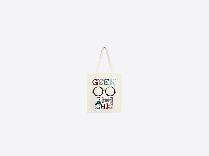 Tote bag "Geek is chic"